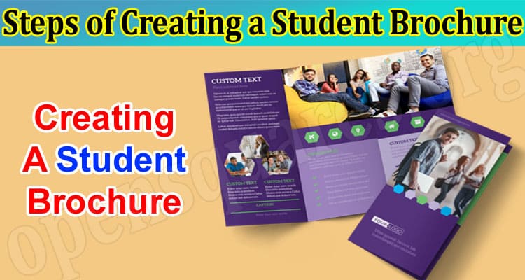 Steps of Creating a Student Brochure