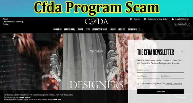 Latest News Cfda Program Scam