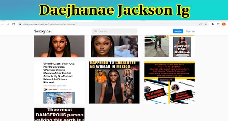 Latest News Daejhanae Jackson Ig