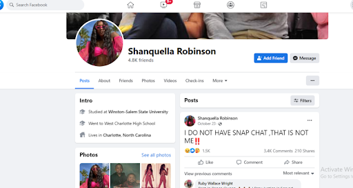 What is Shaquille Robinson Gender