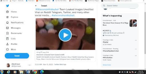 Wisconsin Volleyball Team Leaked, Reddit, Twitter user Reaction