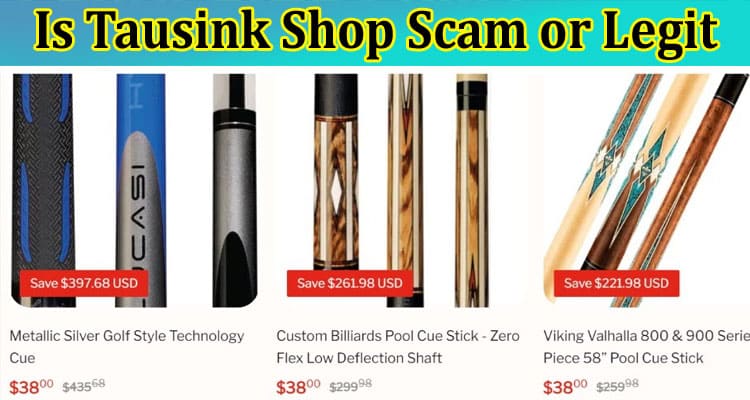 Is Tausink Shop Scam or Legit {March 2023} Read Reviews!