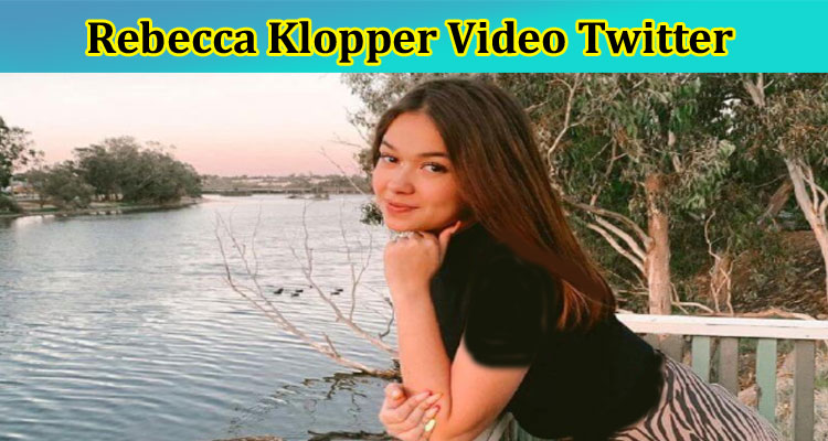 Latest News Rebecca Klopper Video Twitter